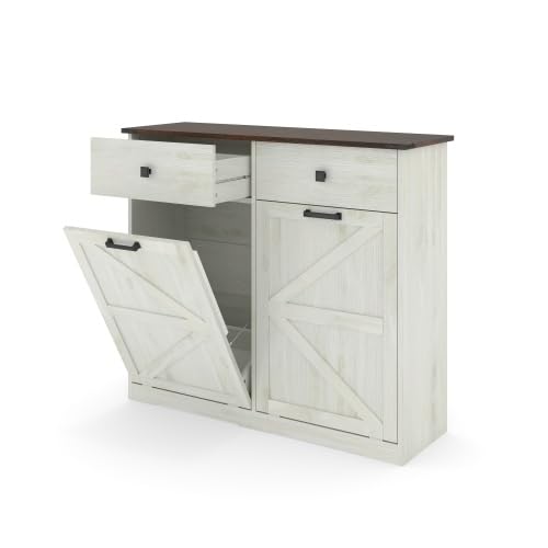Tilt Out Trash Can Cabinet with Drawer N694848