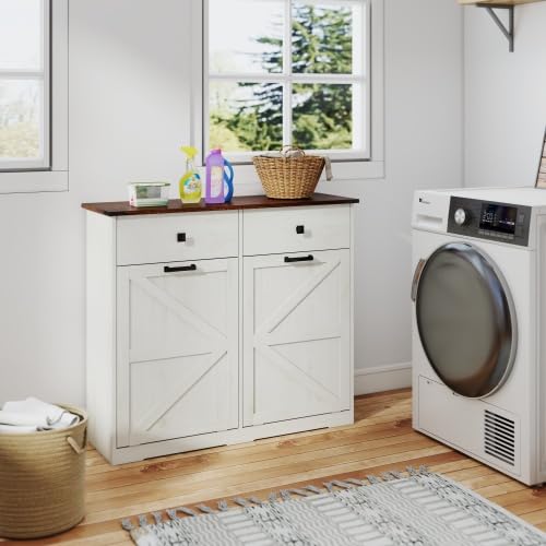 Tilt Out Trash Can Cabinet with Drawer N694848