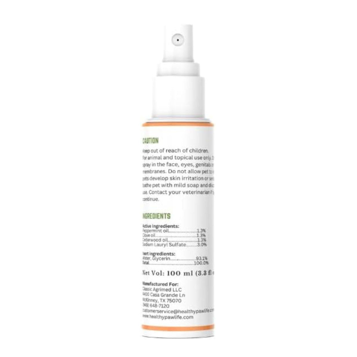 Plant-Based Flea & Tick Spray for Dogs & Cats Y481703