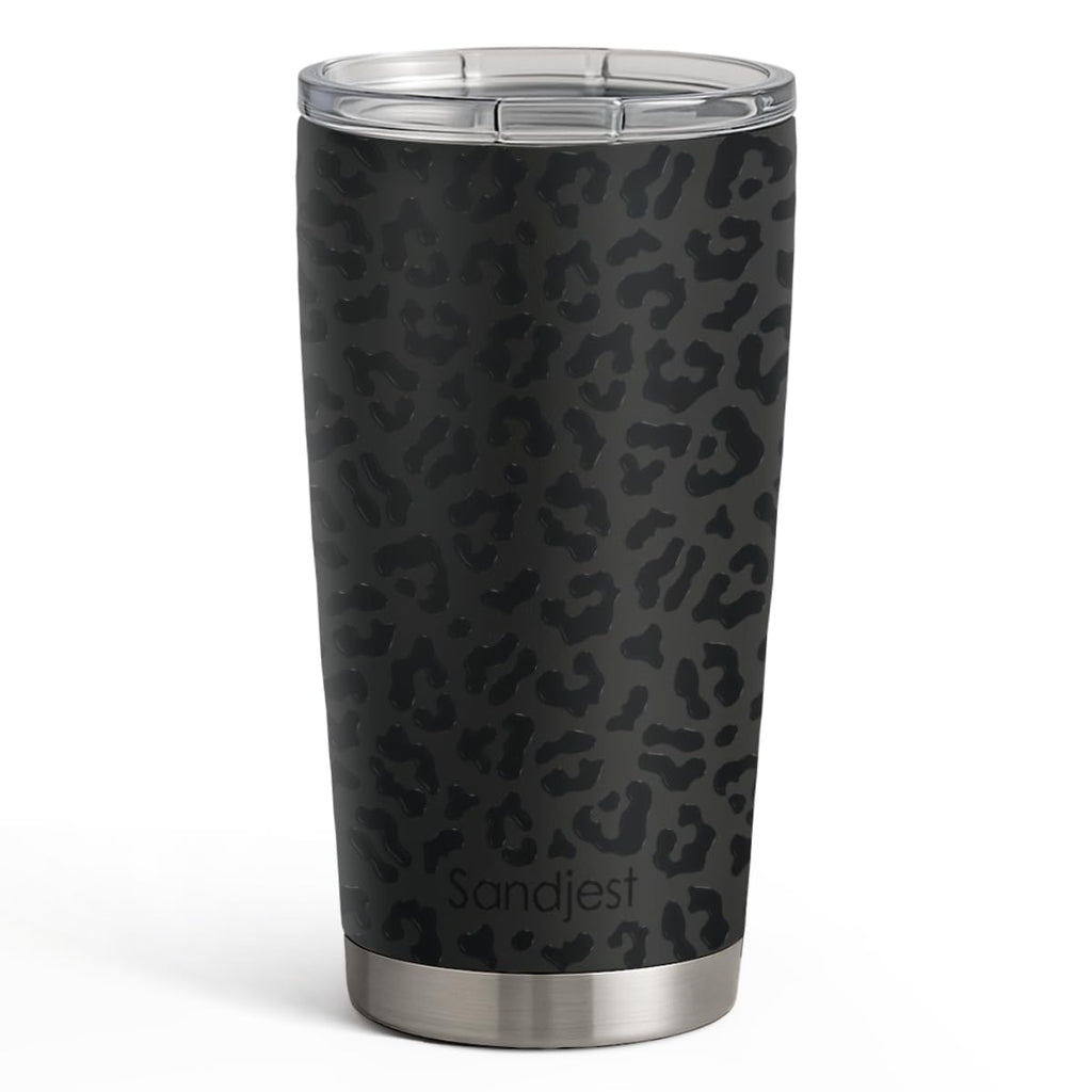 20oz Stainless Steel Insulated Leopard Print Tumbler T48731