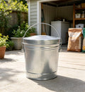 6 Gallon Galvanized Steel Storage Can with Locking Lid L30343