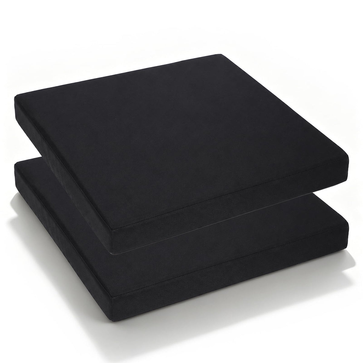 Black Portable Waterproof Stadium Seat Cushions with Handle Q93573
