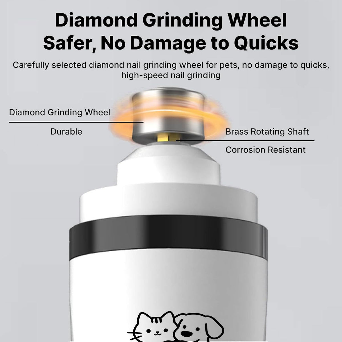 Dog Nail Grinder with Light D943362
