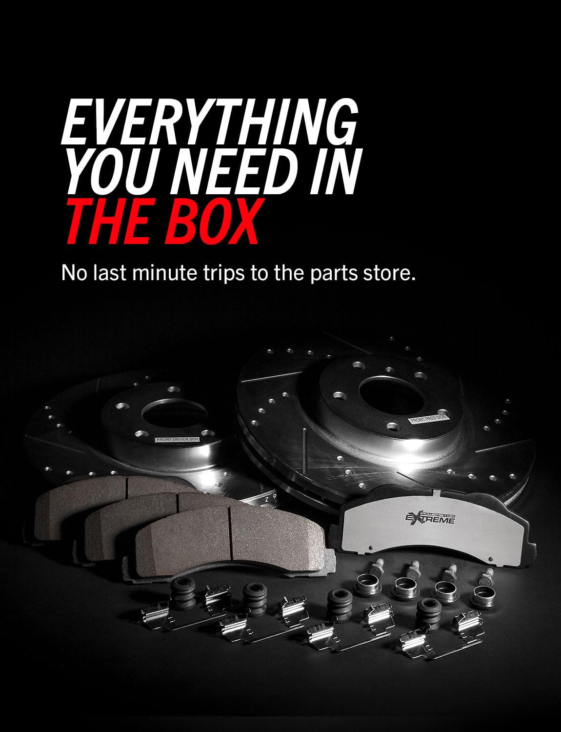 Front & Rear Brake Pad & Rotor Kit T323099