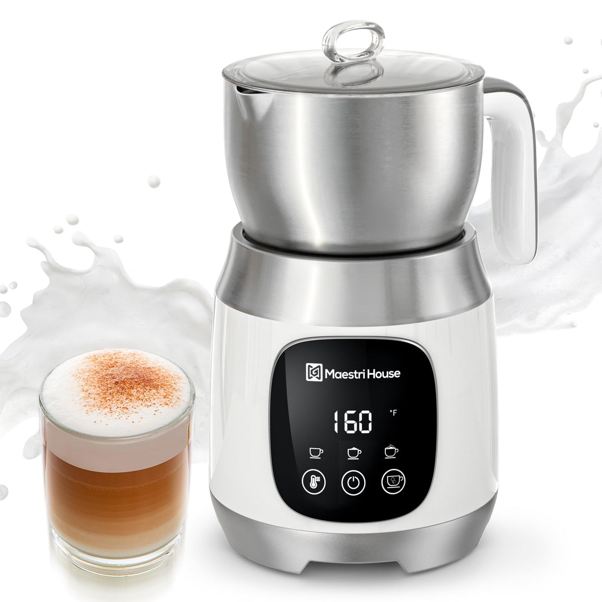 Milk Frother and Steamer 21oz/600mL B40654