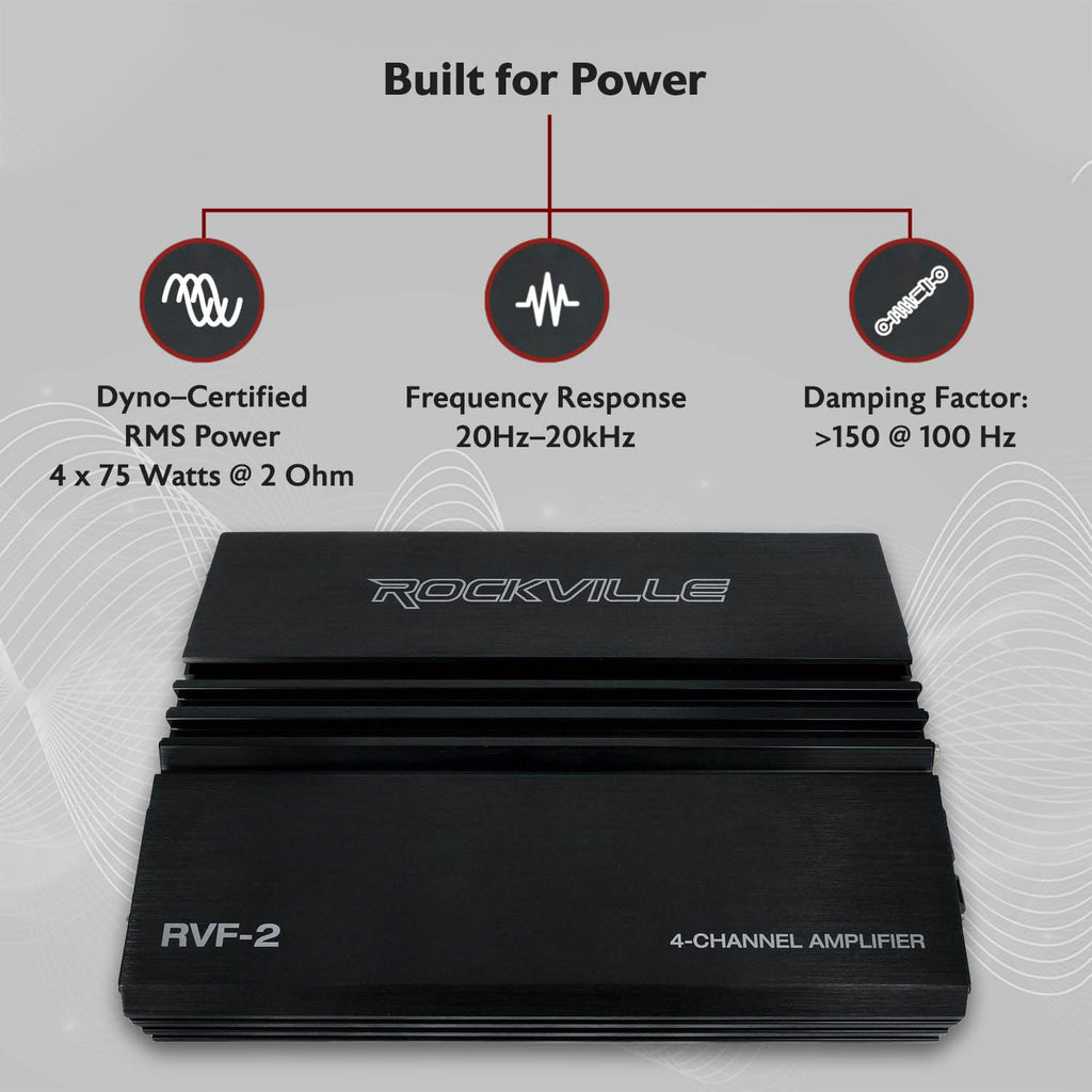4 Channel Car Stereo Amplifier E5068