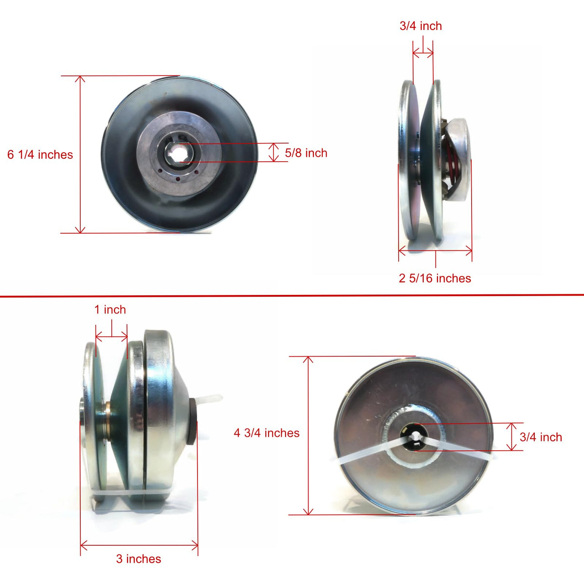 Go Kart Clutch Set 3/4" 10T 40/41 420 and 12T 35 Chain P761