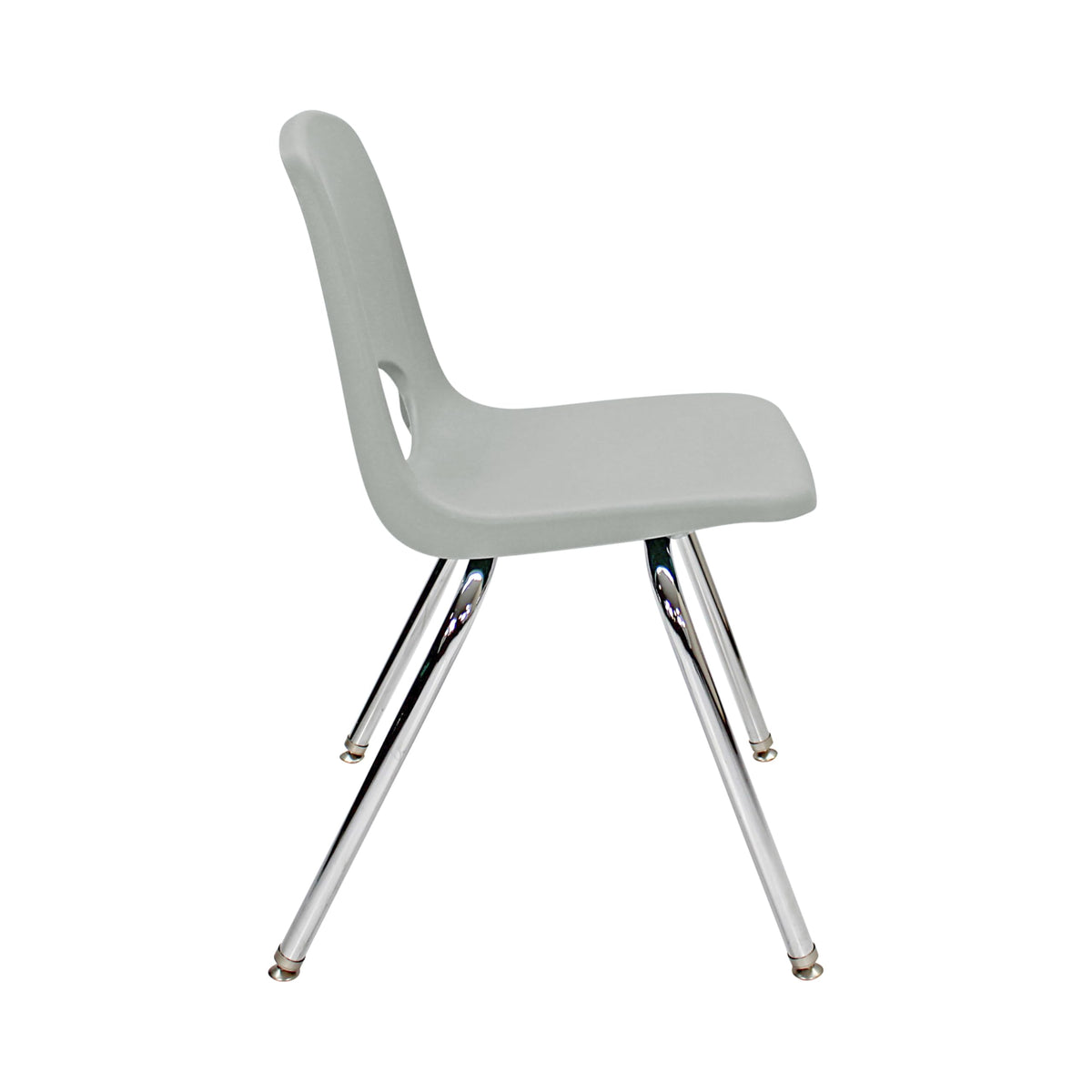 18" Light Gray School Stack Chair H709