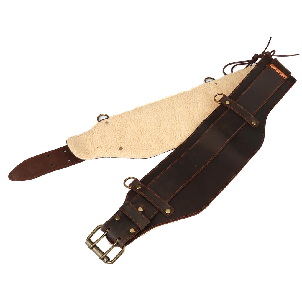 Leather Padded Tool Belt with Suspenders L6400