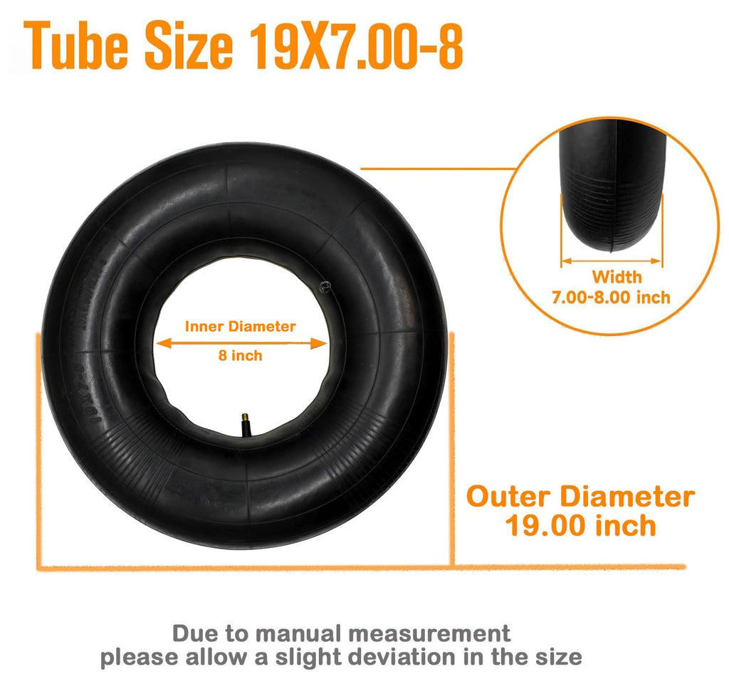 19x7-8 20x7-8 Inner Tube with TR13 Straight Valve Stem P10143