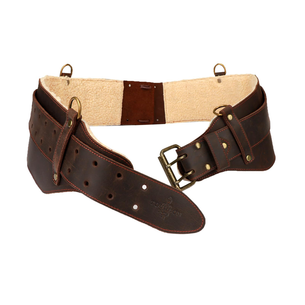 Leather Padded Tool Belt with Suspenders L6400