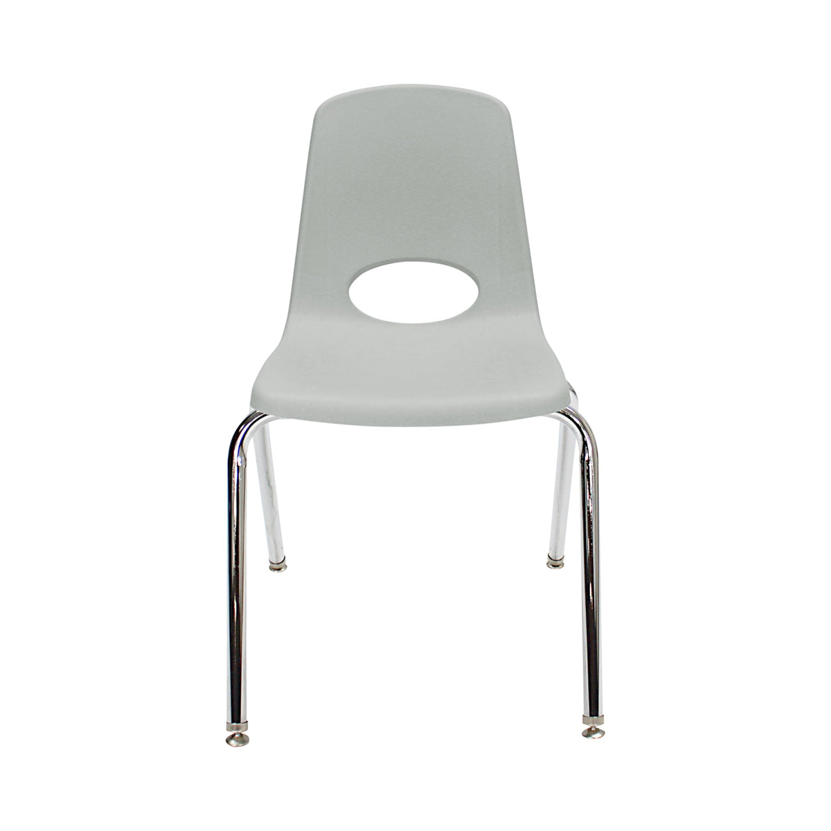 18" Light Gray School Stack Chair H709