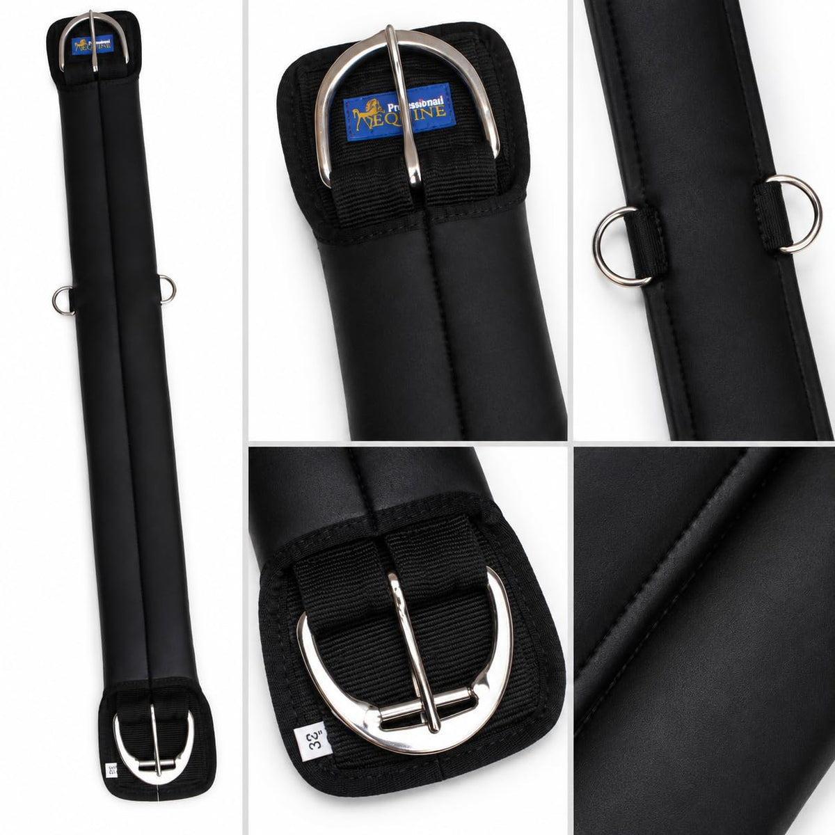 Neoprene Anti-Slip Saddle Cinch Girth Black M450732