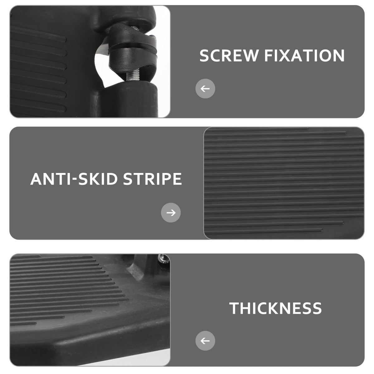 Heavy Duty Plastic Wheelchair Footrests N8128