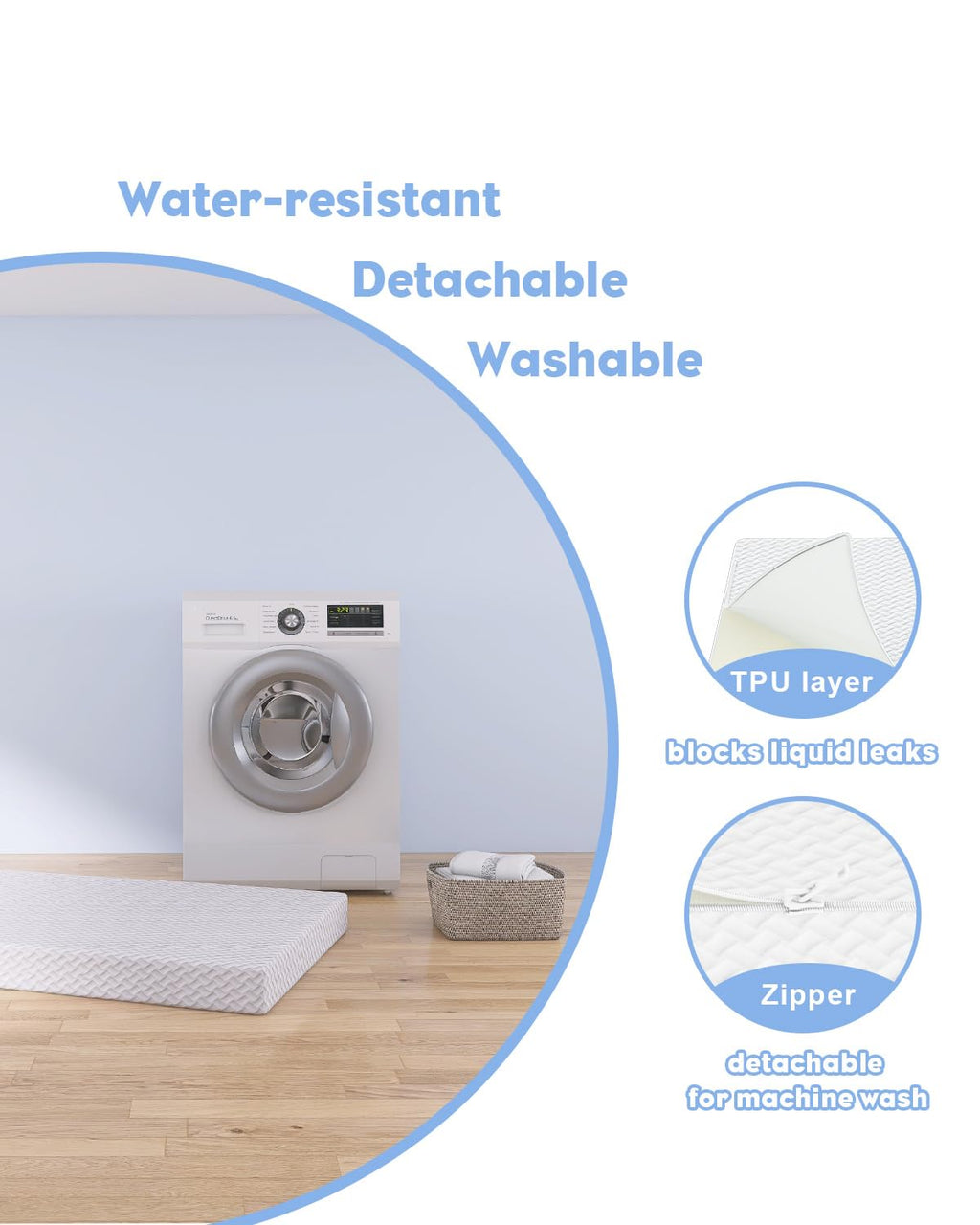 3 inch Portable Crib Mattress X76523