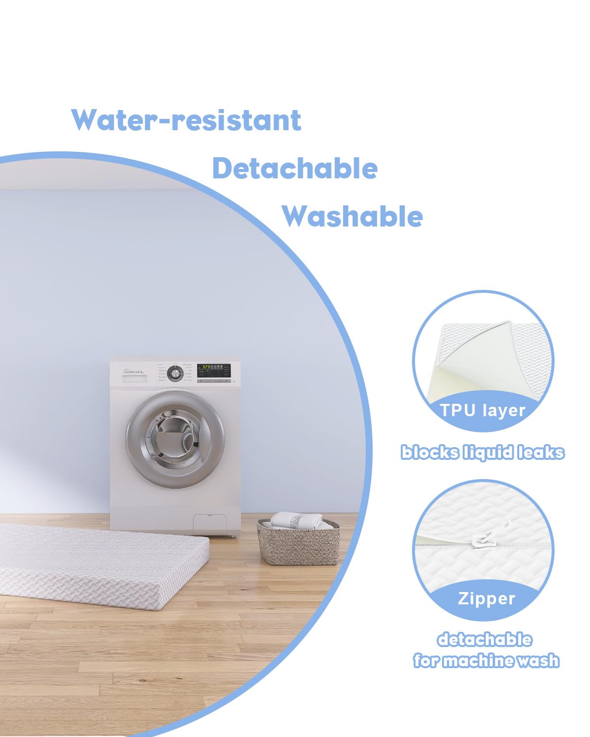 3 inch Portable Crib Mattress X76523