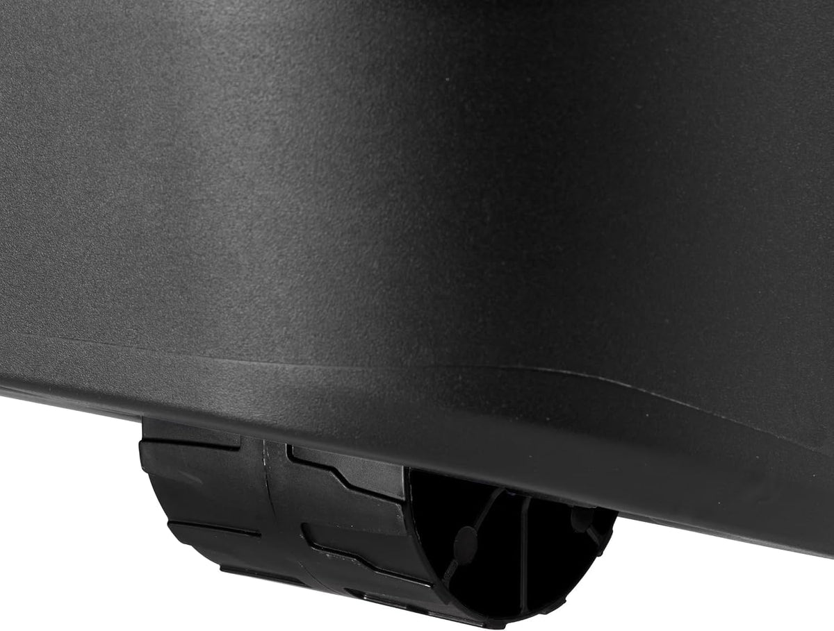 22 Gallon Lockable Black Plastic Storage Trunk V9882