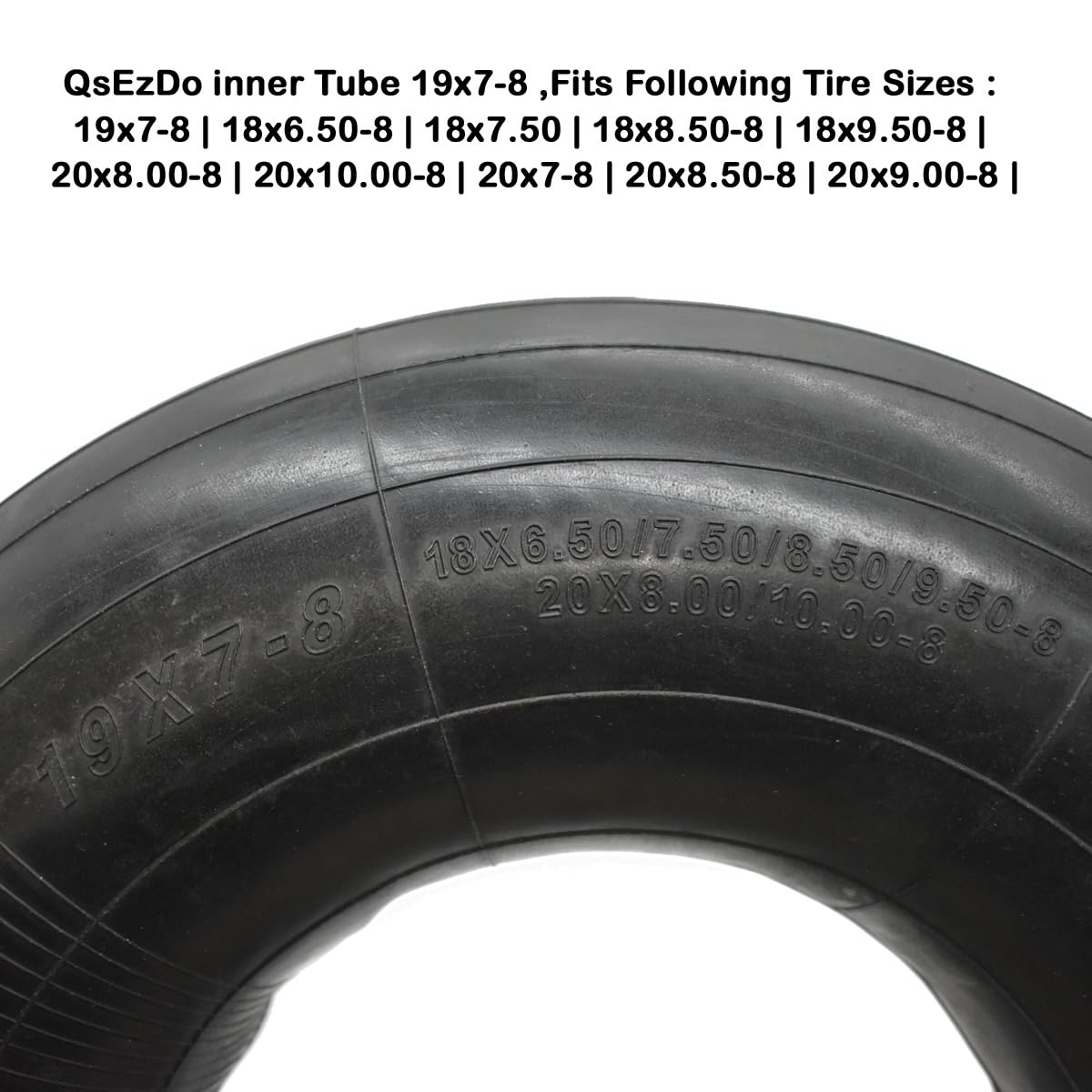 19x7-8 20x7-8 Inner Tube with TR13 Straight Valve Stem P10143