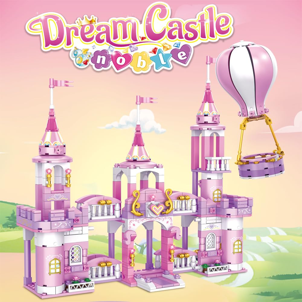 541 Pieces Multi Shaped Castle Building Blocks C86493