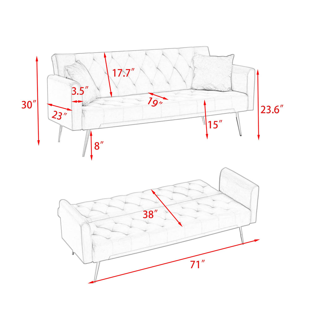 Pink Velvet 2 Seater Loveseat Sofa T33556