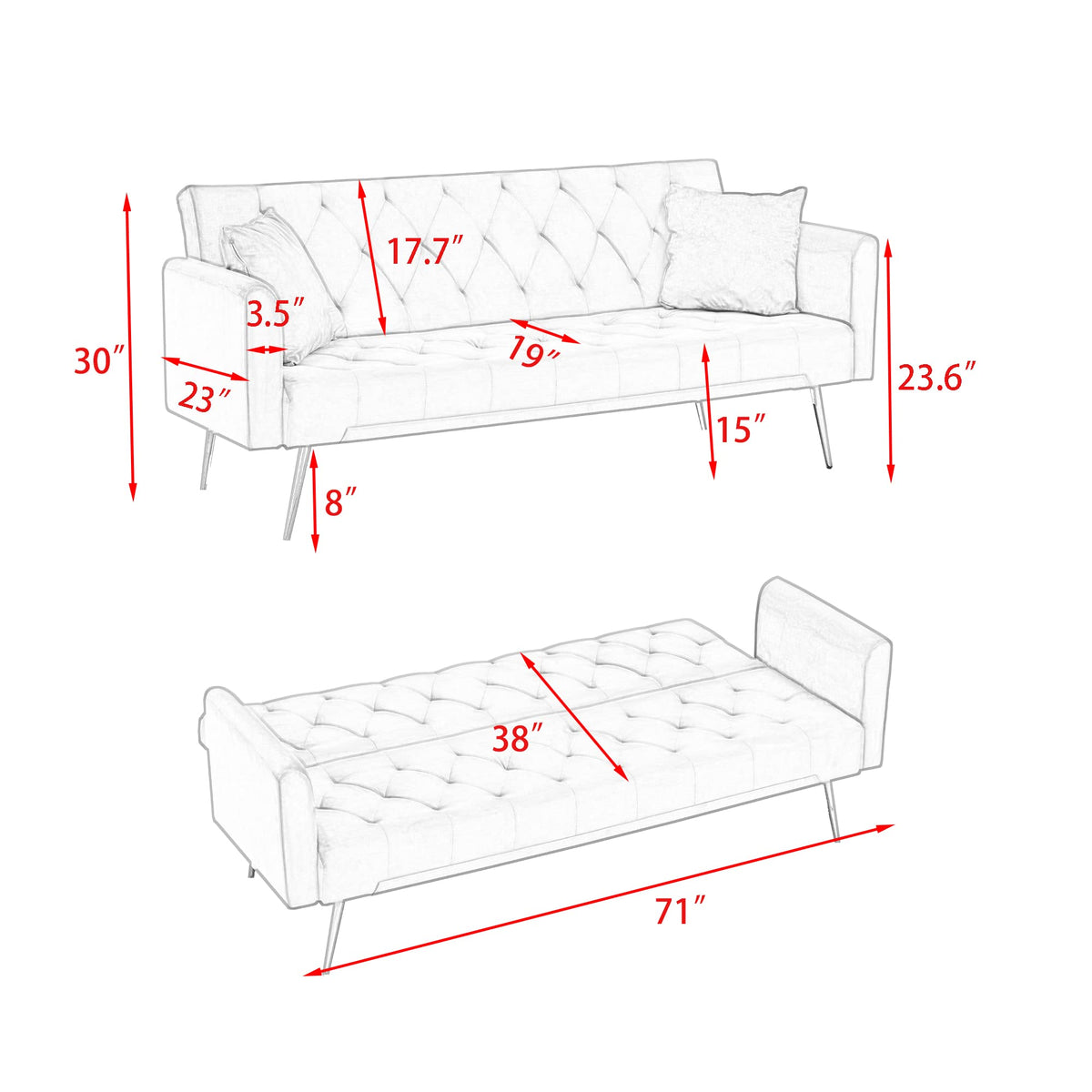 Pink Velvet 2 Seater Loveseat Sofa T33556