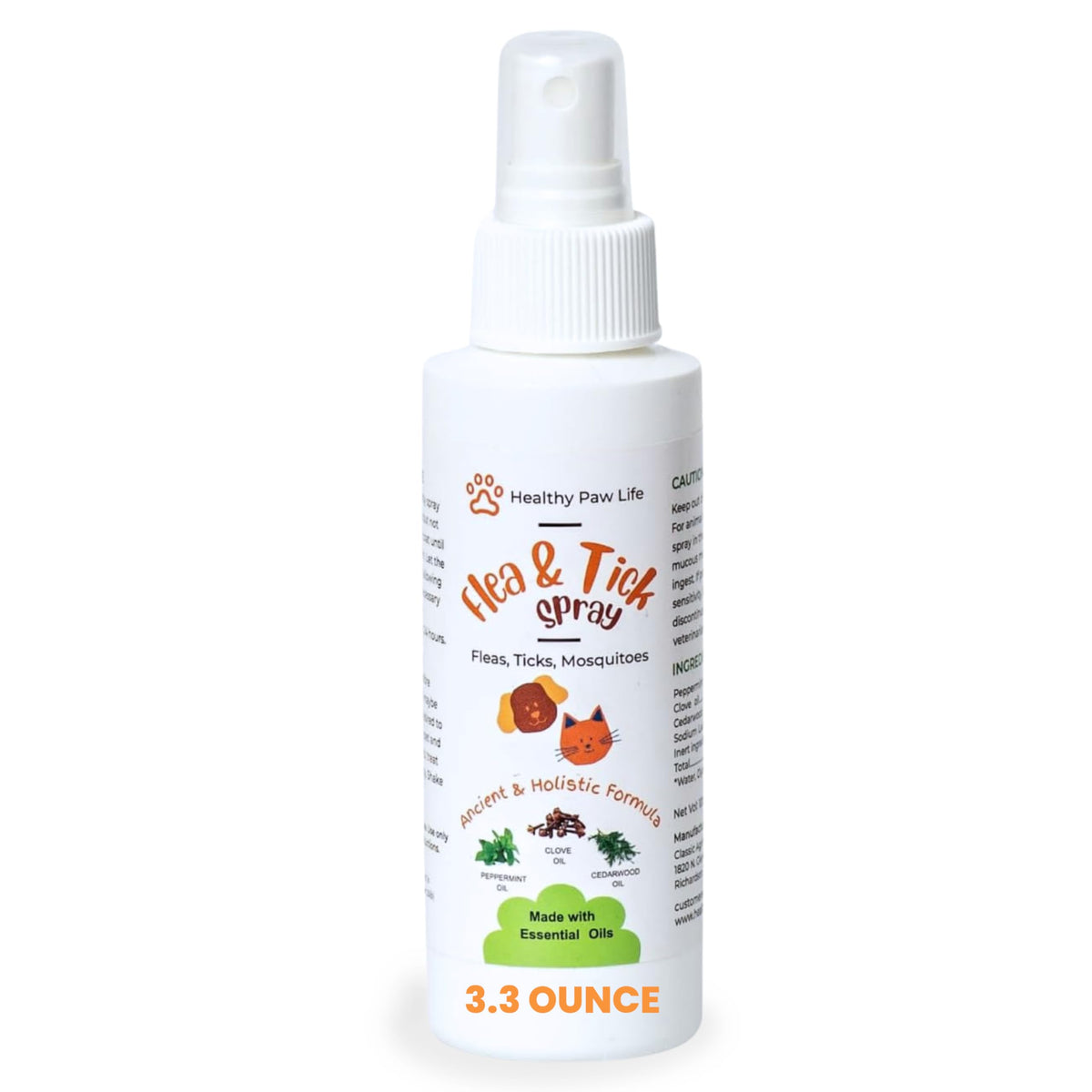 Plant-Based Flea & Tick Spray for Dogs & Cats Y481703