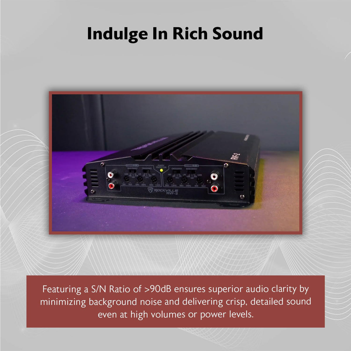 4 Channel Car Stereo Amplifier E5068
