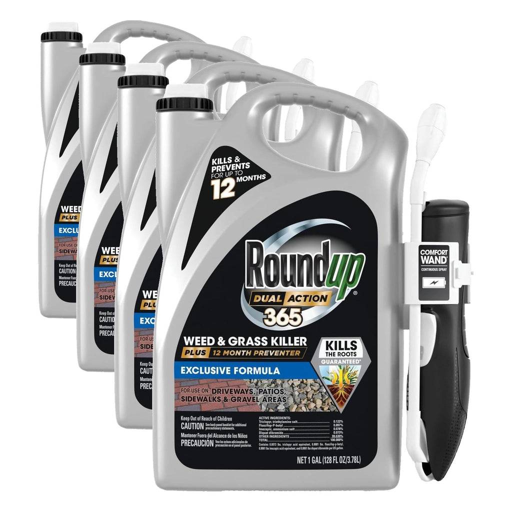 Weed & Grass Killer Plus 12 Month Preventer, 1 gal., Wand (Pack of 4) P2641