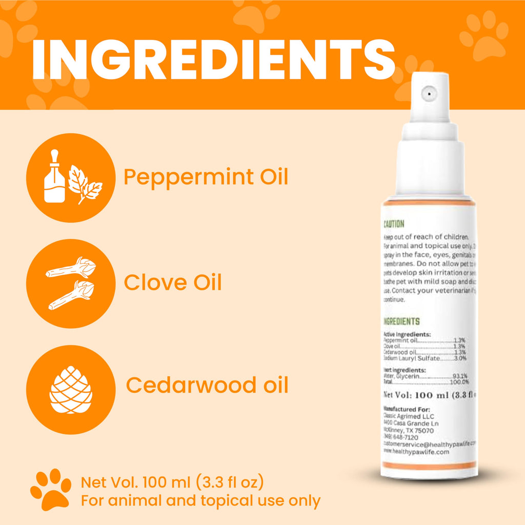 Plant-Based Flea & Tick Spray for Dogs & Cats Y481703