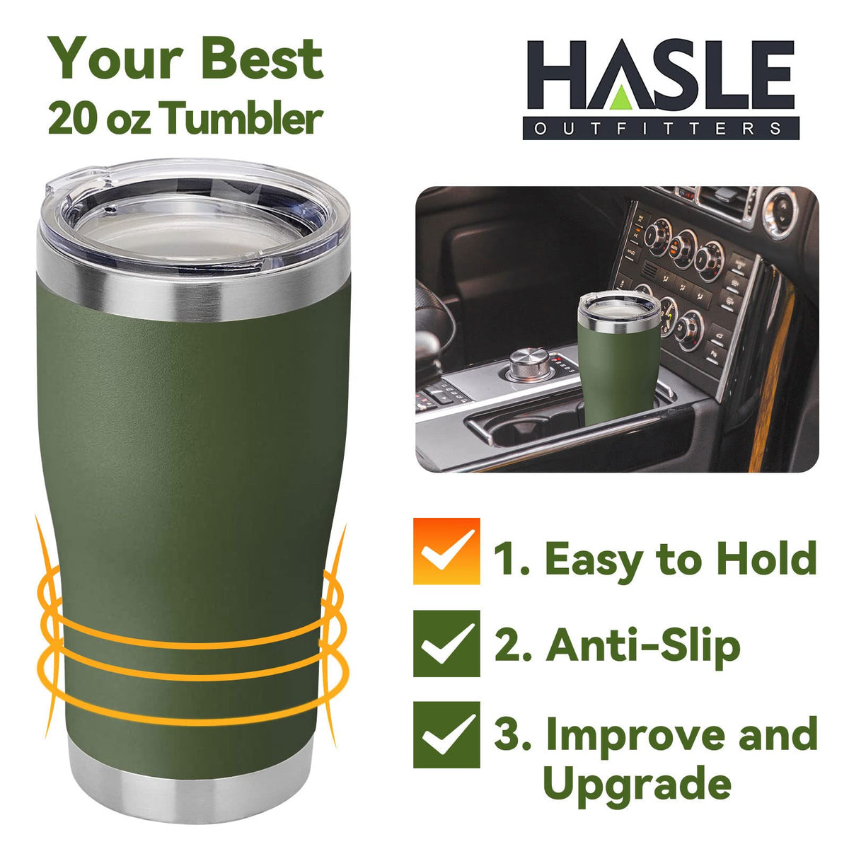 20 oz Stainless Steel Vacuum Insulated Tumbler with Lid M983