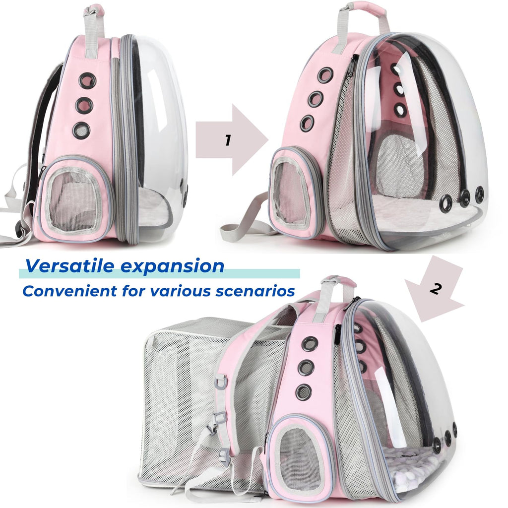 Expandable Cat Backpack with Mini Fan L531