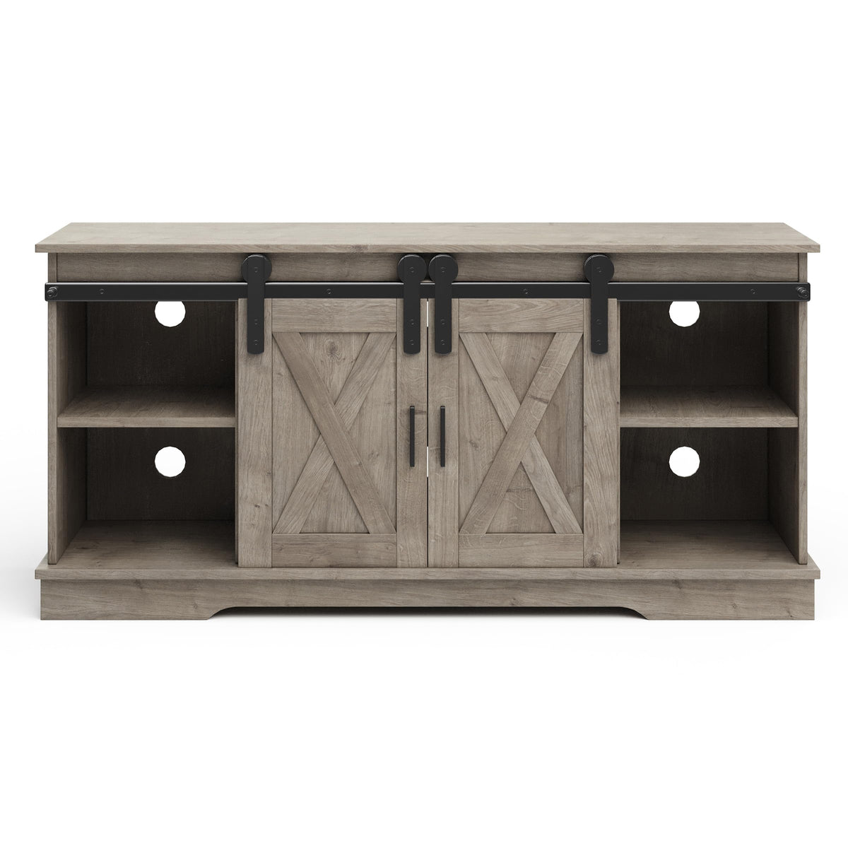 65-Inch TV Stand with Sliding Barn Doors L975928