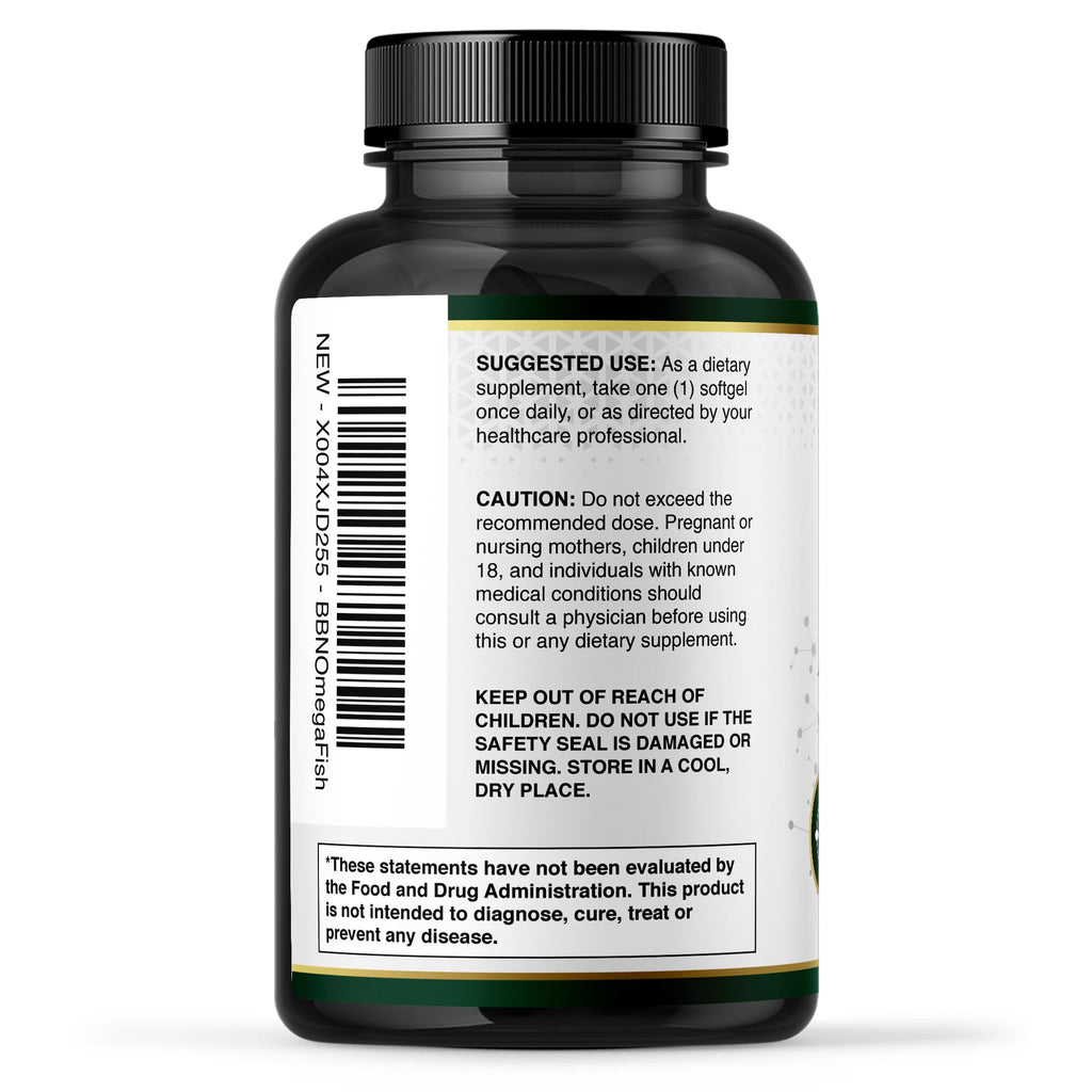 Omega 3 Fish Oil 1400 mg 60 Softgels I293299
