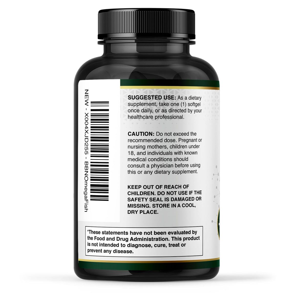 Omega 3 Fish Oil 1400 mg 60 Softgels I293299