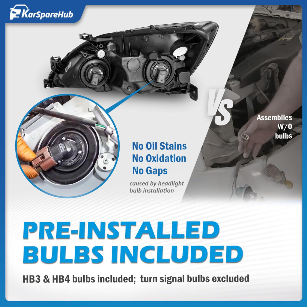Headlights Assembly with Bulbs X97390
