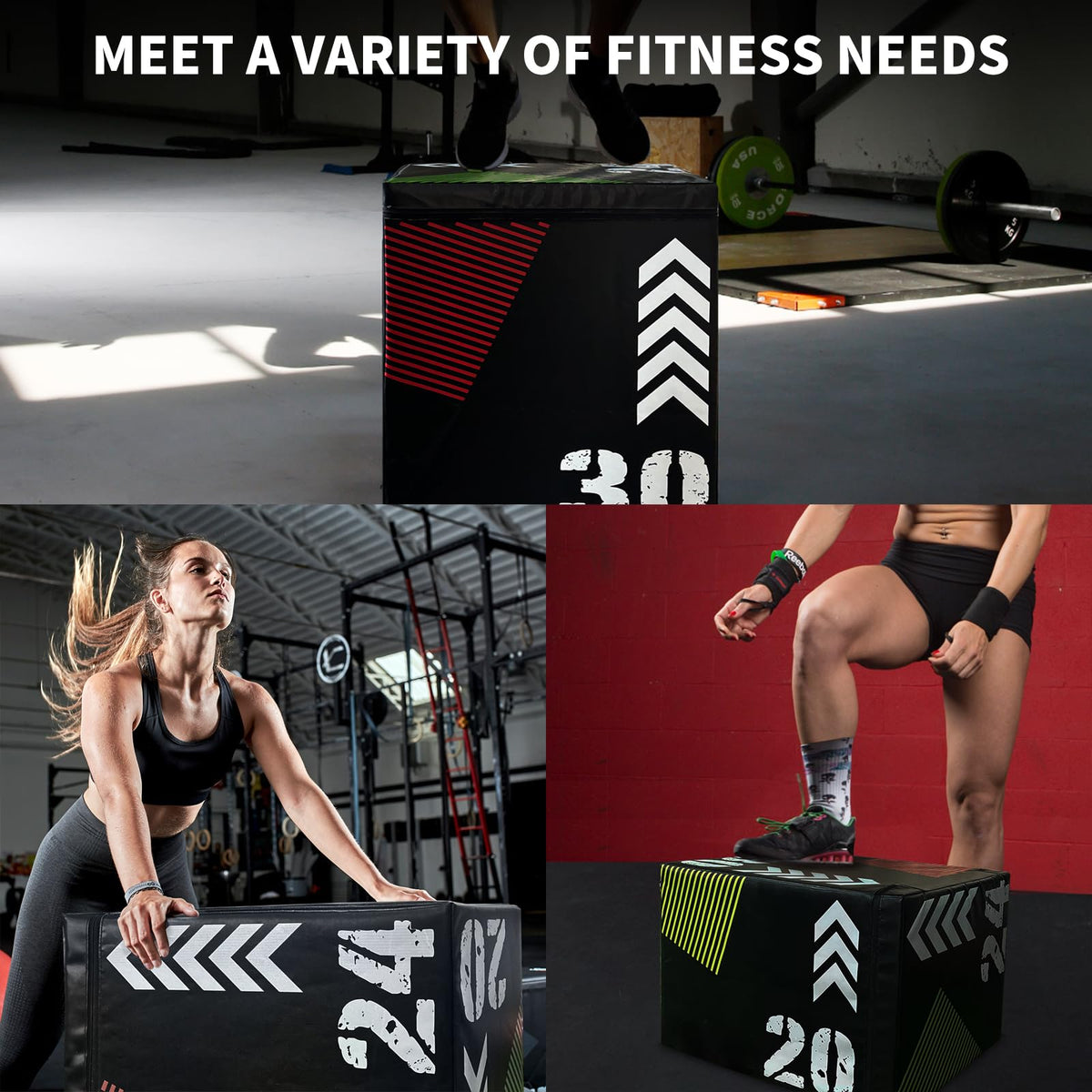 Steel Plyo Box with Anti-Slip Surface H56793