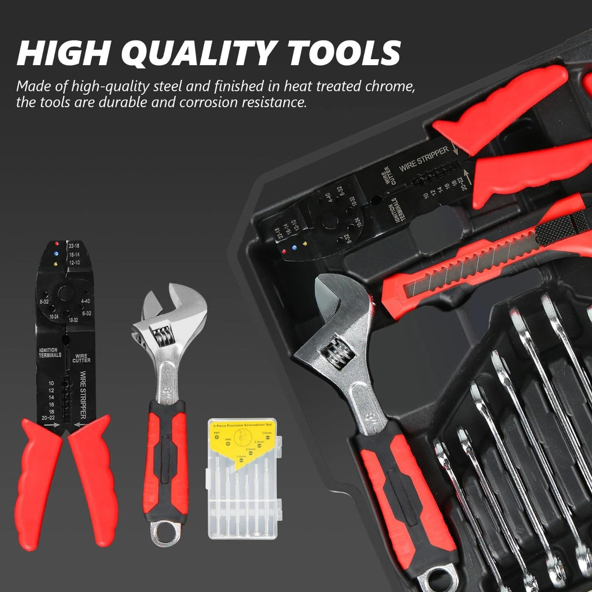 799pcs Aluminum Trolley Case Tool Set Silver K13686