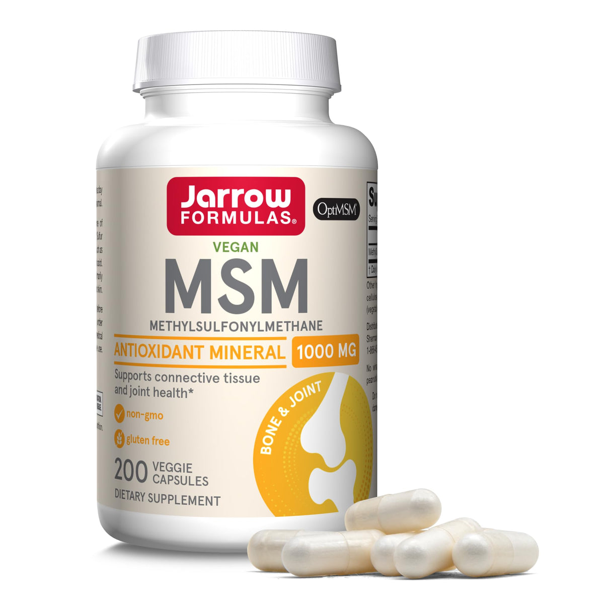 MSM Capsules 1,000 mg 200 Capsules O5697