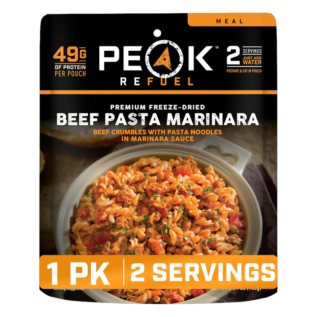 Beef Pasta Marinara Freeze-Dried Meal 2 Servings G820
