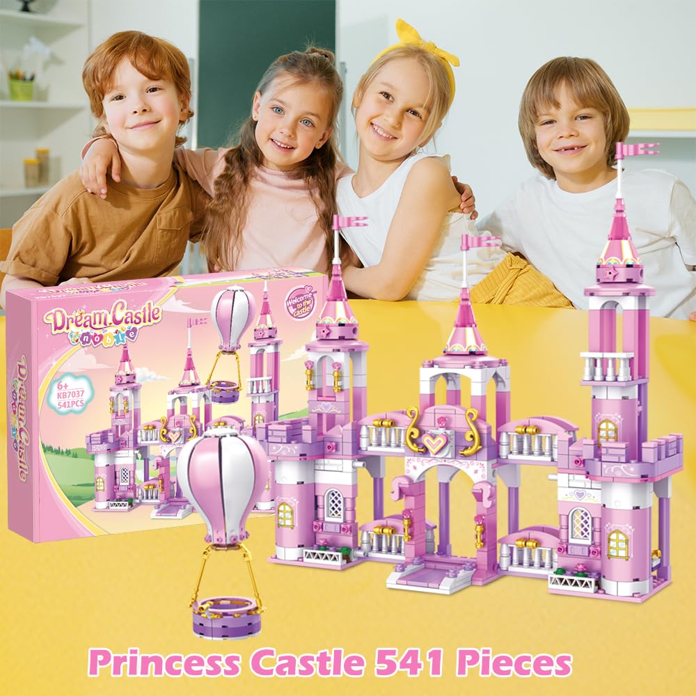 541 Pieces Multi Shaped Castle Building Blocks C86493