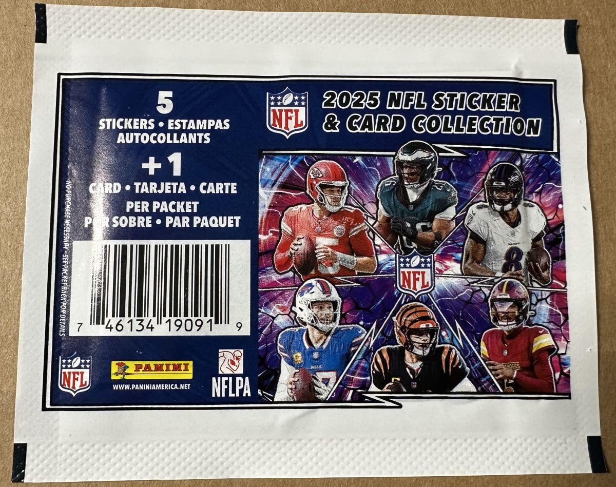 Football Sticker and Card Collection 5 Sealed Packs D364