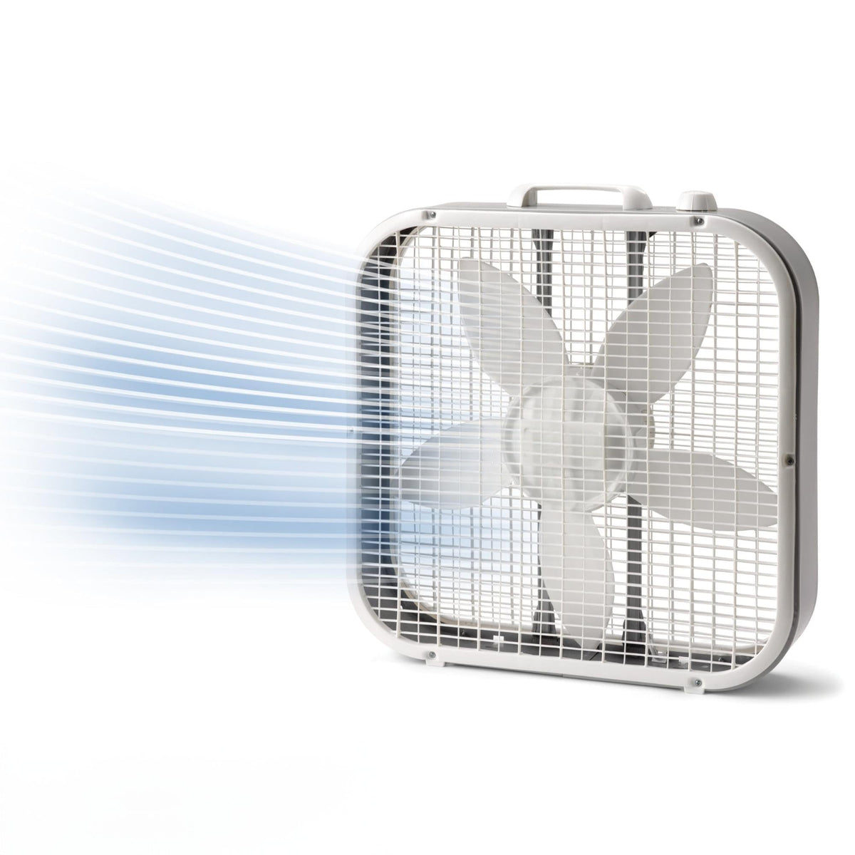 20" White Box Fan with 3 Speeds Q99453
