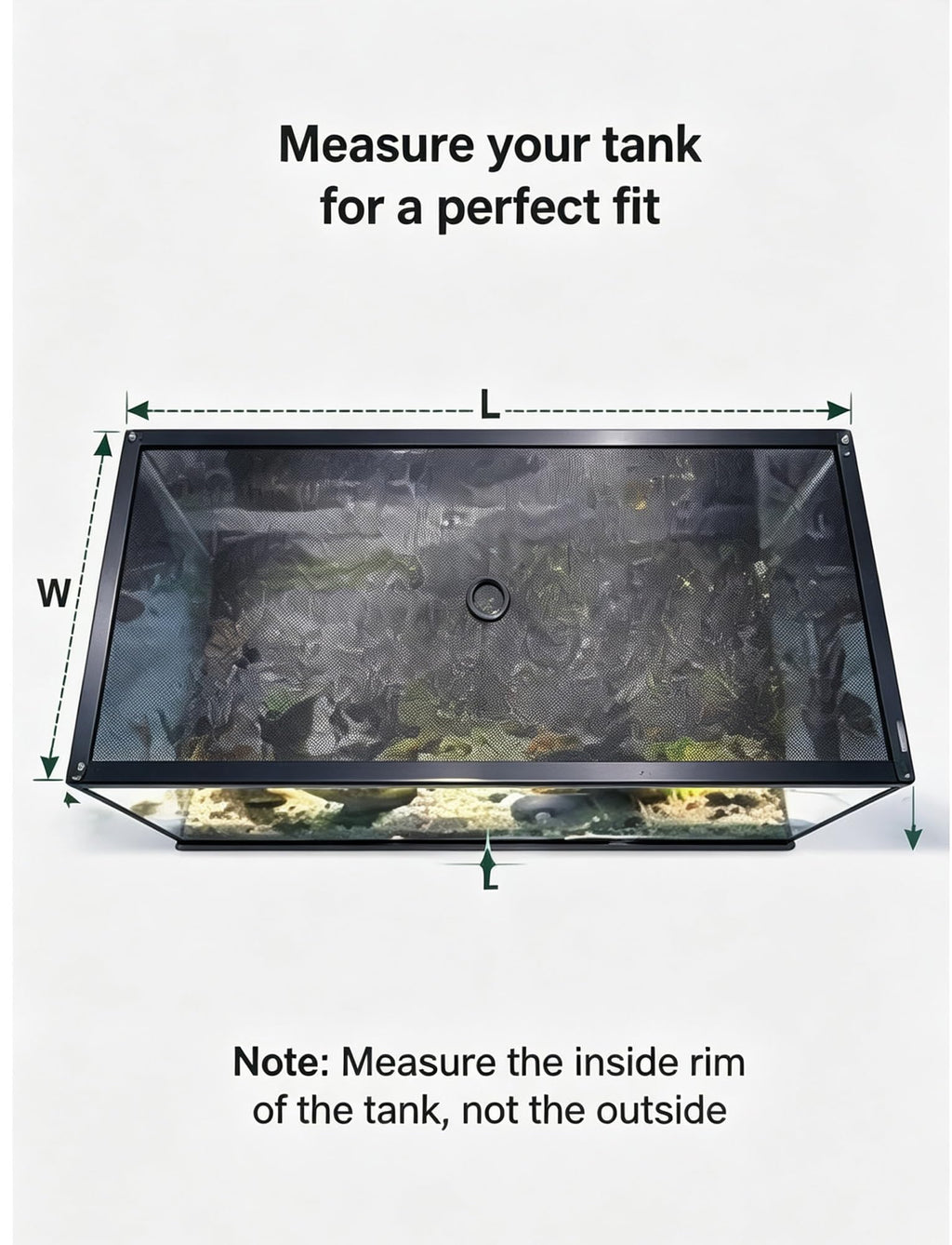 Aluminum Mesh Lid for Fish Tank O7085