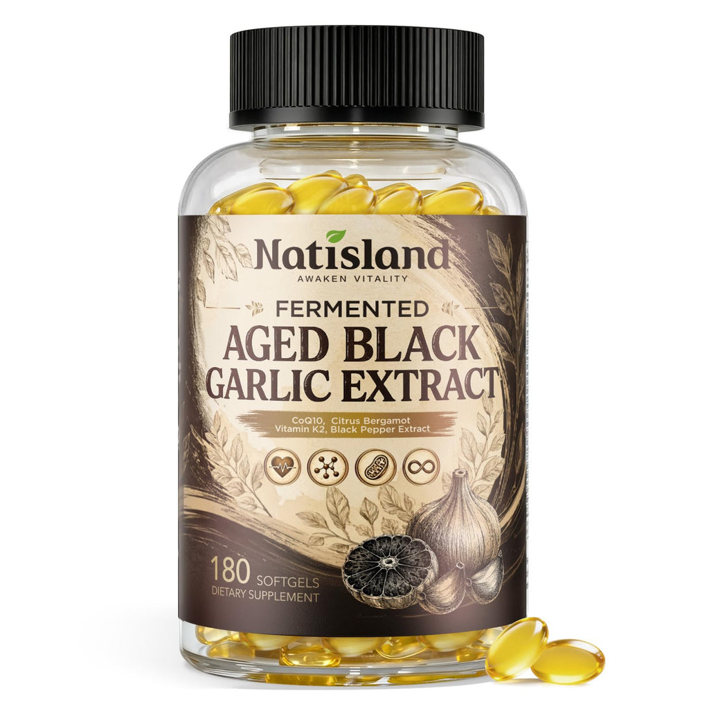 Odorless Black Garlic Extract Softgels K72175