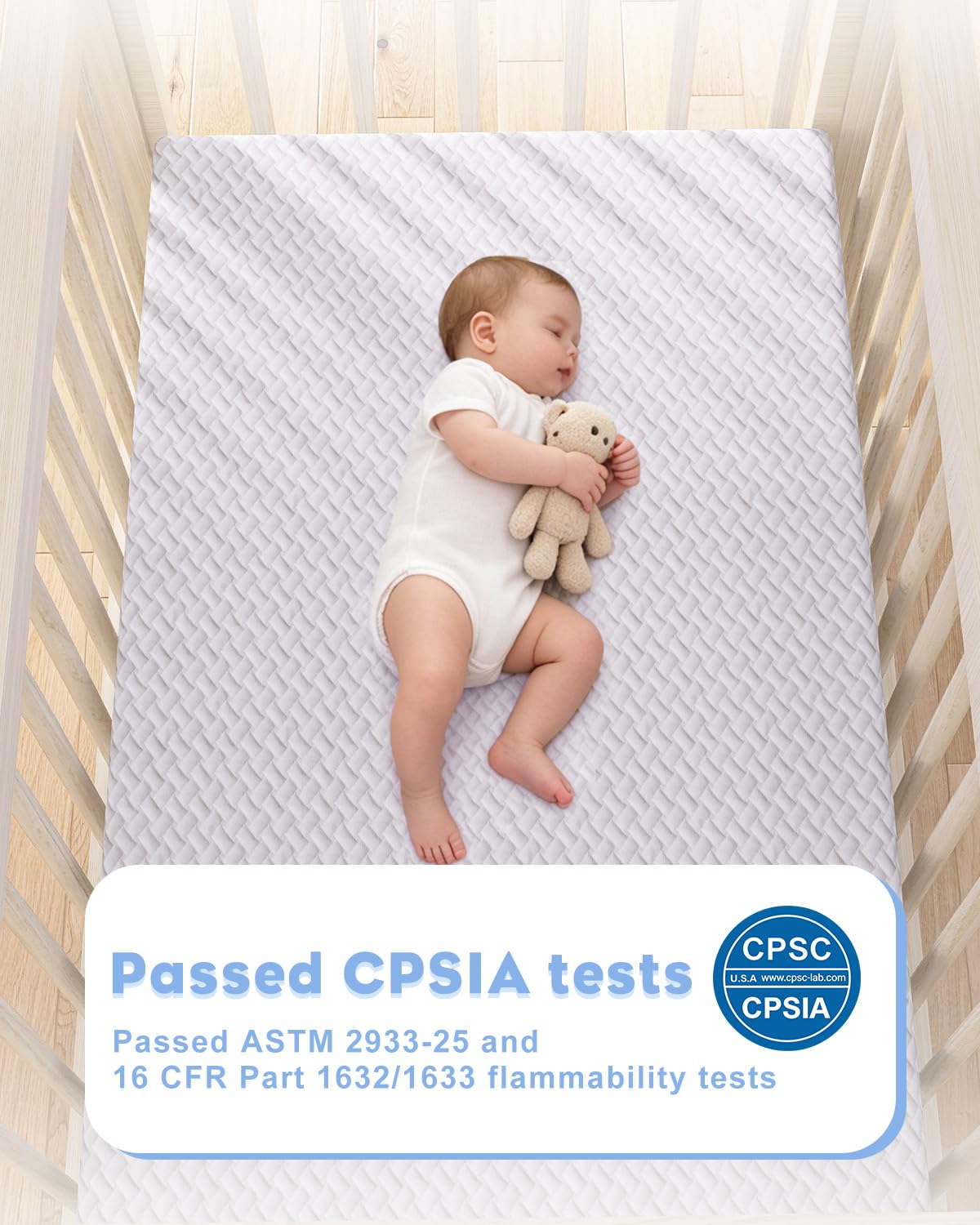 3 inch Portable Crib Mattress X76523