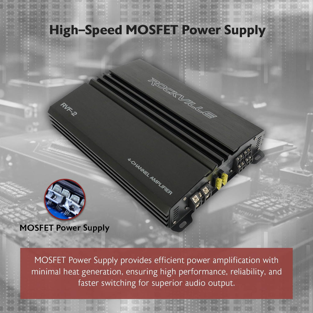 4 Channel Car Stereo Amplifier E5068