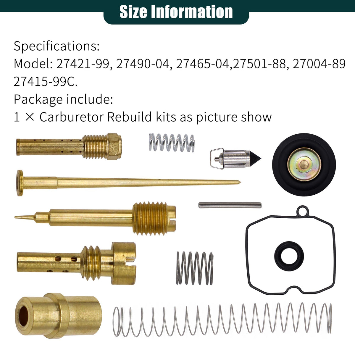 40mm Carburetor Rebuild Kit O624855