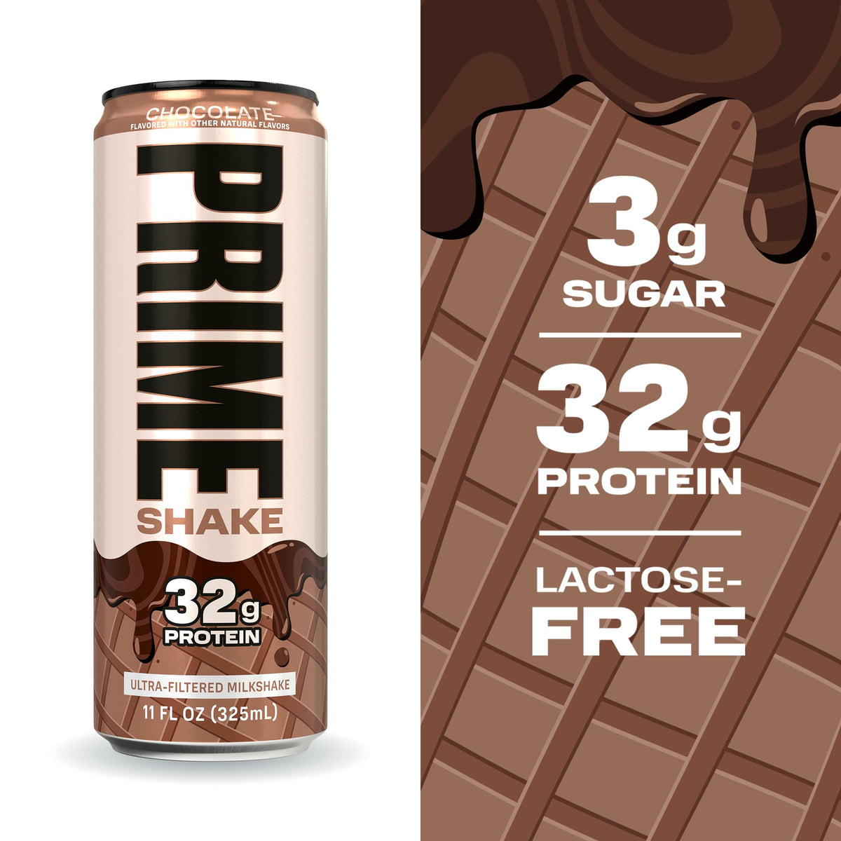 Chocolate 32g Protein Shake, Lactose Free, 11 fl oz, 12 Pack P983