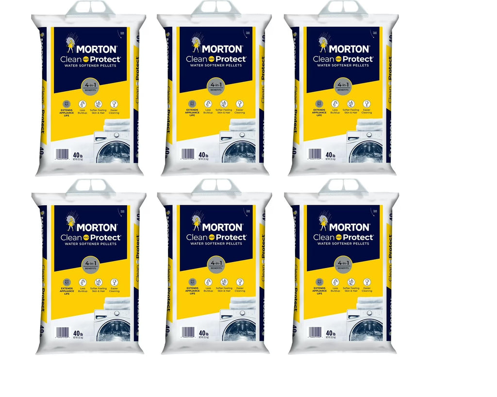 40lb Water Softener Salt Pellets Pack of 6 U385213