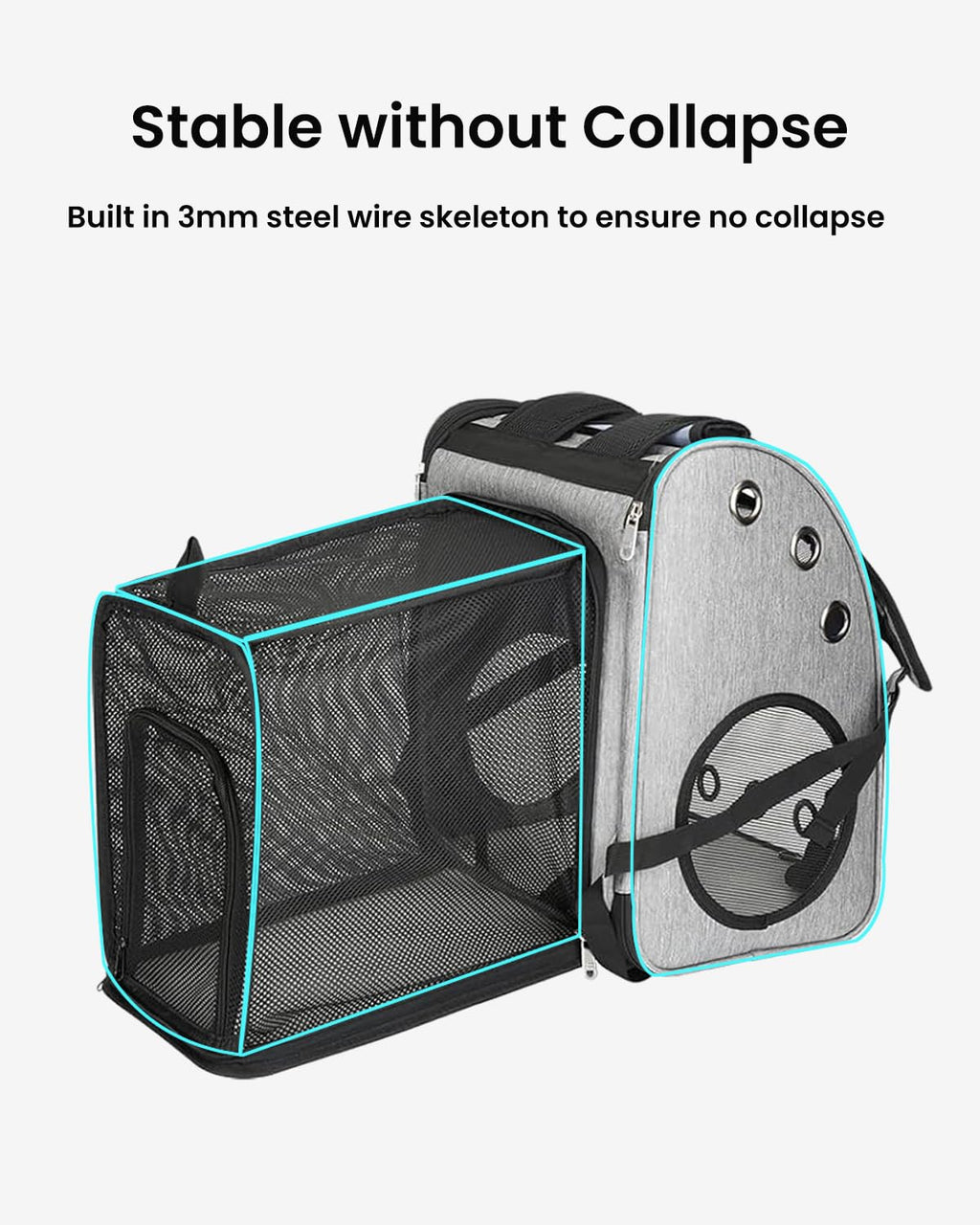 Expandable Cat Backpack Carrier M56746